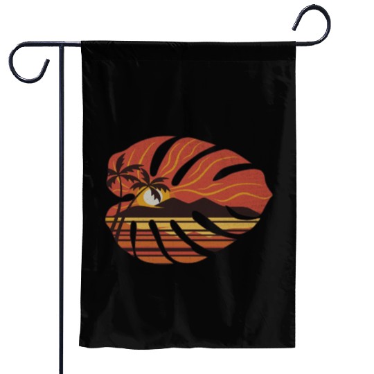 Summer Time , Beach Vibes Garden Flags