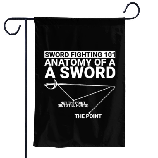 Sword Fighting 101 Anatomy Of A Sword 2 Garden Flags