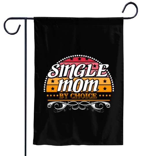 Single Mother Son Garden Flags