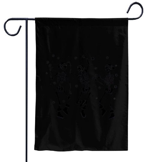Halloween Party Dancing Skeleton Trick or treat Garden Flags