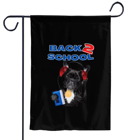 FRENCH BULLDOG BACK 2 SCHOOL aka BACK TO SCHOOL Garden Flags