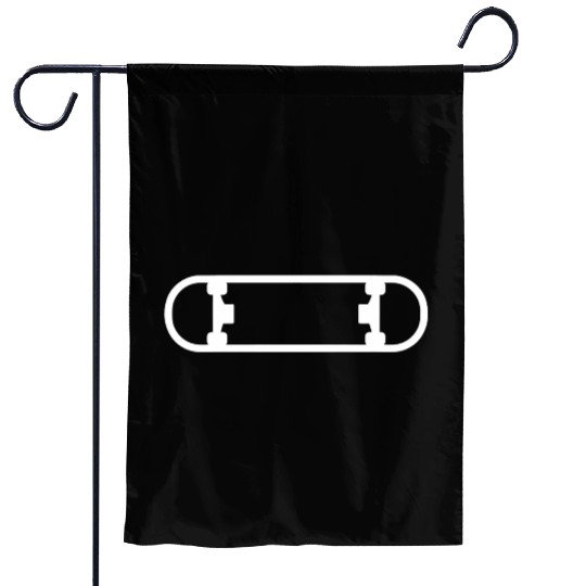 Skateboard Deck Garden Flags