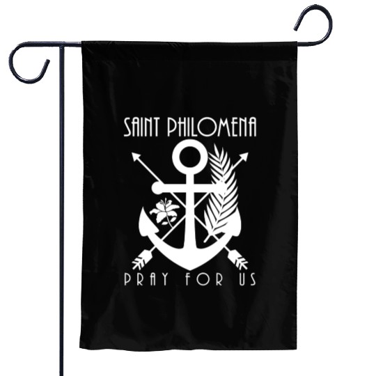 St Philomena Symbols Catholic For Girls Saints You Garden Flags