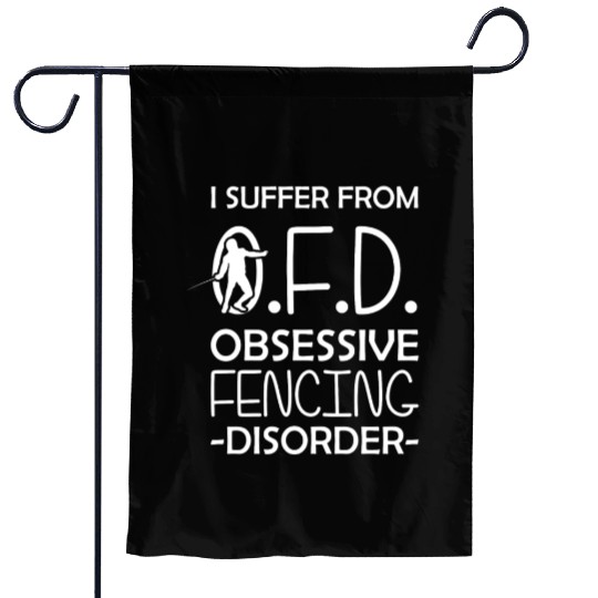 Fencing Fencing Coach Garden Flags