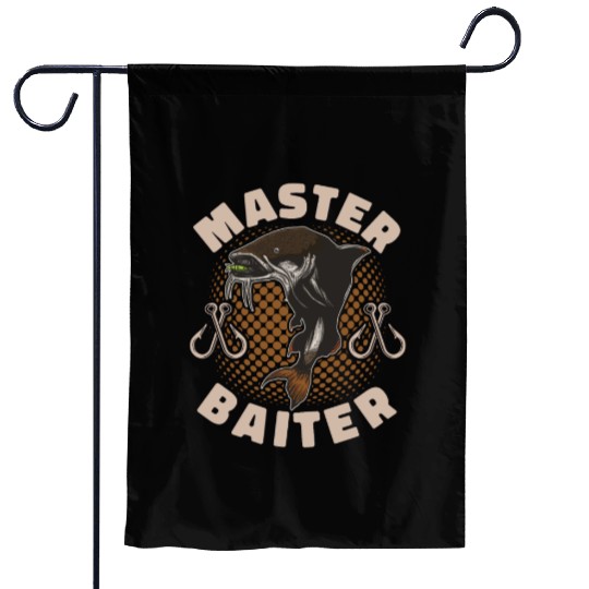 Master Baiter - Wels Catfish Hunter Garden Flags