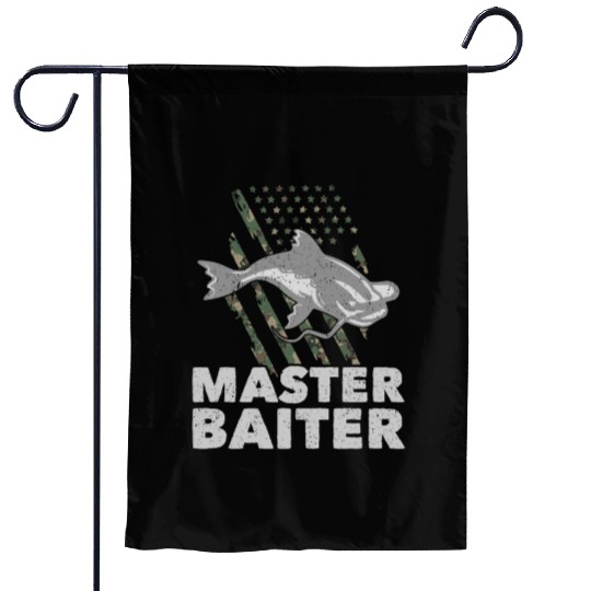 Master Baiter - Wels Catfish Hunter Garden Flags