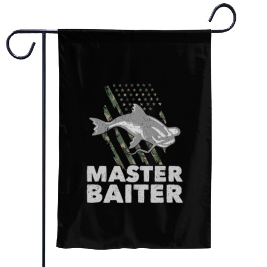 Master Baiter - Wels Catfish Hunter Garden Flags