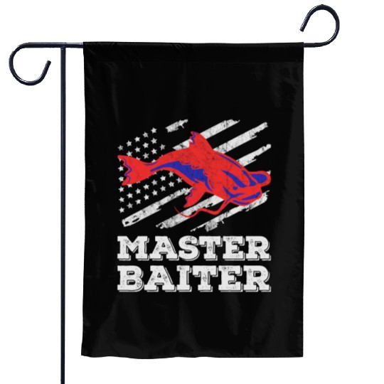 Master Baiter - Wels Catfish Hunter Garden Flags