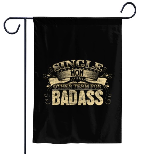 Single Mother Mom Son Garden Flags