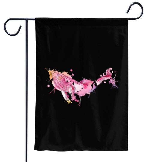 Whale Squad Whale lover Whale Graphics Garden Flags