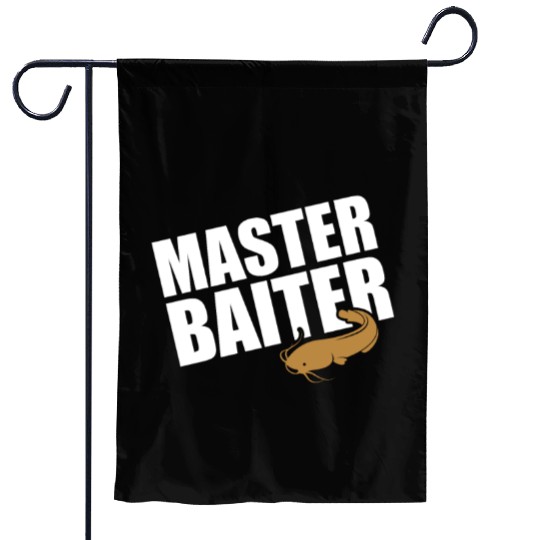 Master Baiter - Wels Catfish Hunter Garden Flags