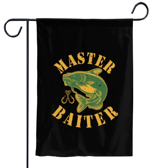 Master Baiter - Wels Catfish Hunter Garden Flags