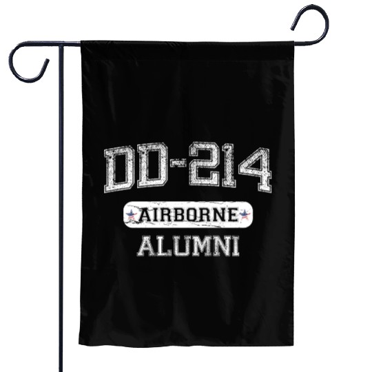 DD-214 US Airborne Alumni Garden Flags