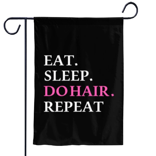 HairStylist Funny Garden Flags Cosmetologist Gift Salon