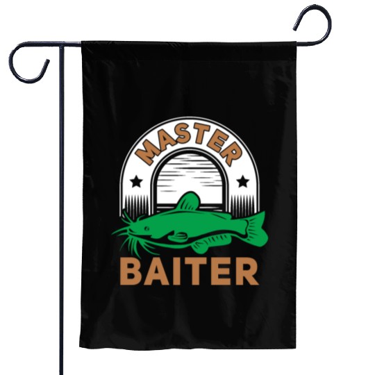 Master Baiter - Wels Catfish Hunter Garden Flags