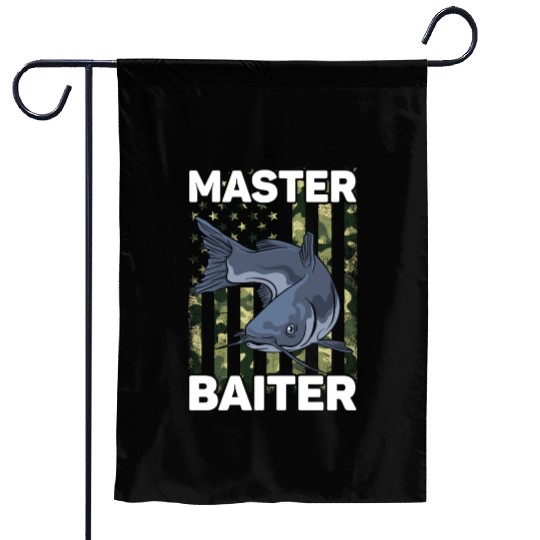 Master Baiter - Wels Catfish Hunter Garden Flags