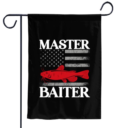 Master Baiter - Wels Catfish Hunter Garden Flags