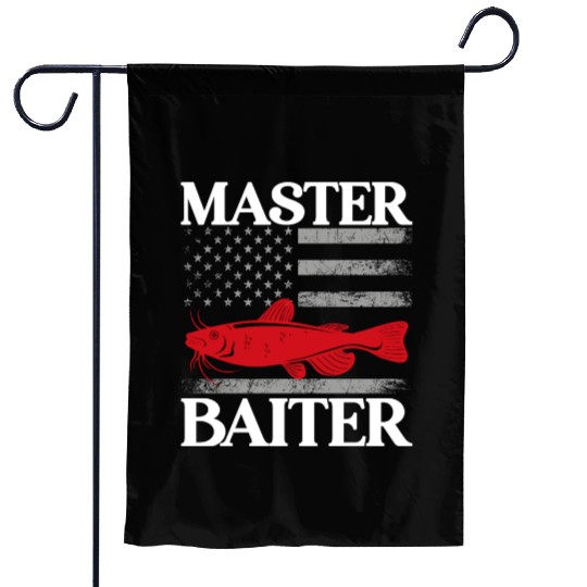 Master Baiter - Wels Catfish Hunter Garden Flags