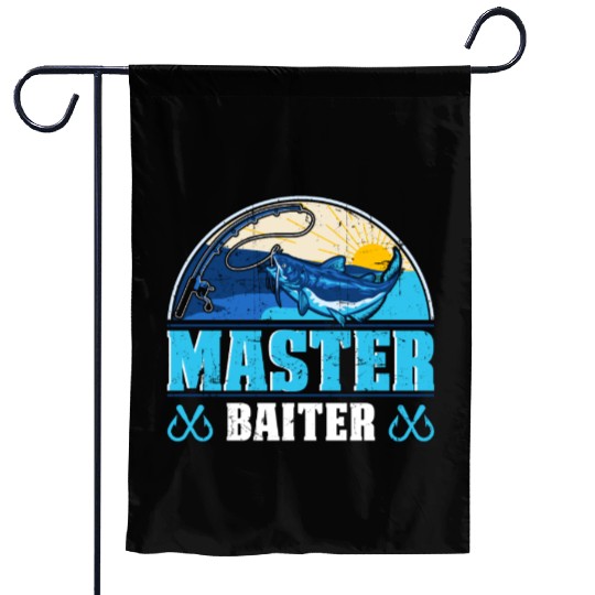 Master Baiter - Wels Catfish Hunter Garden Flags