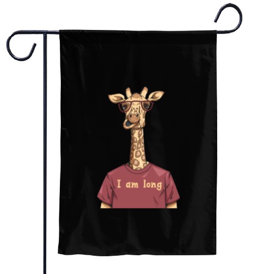 Bitcoin Giraffe BTC Crypto Hodl Design Garden Flags
