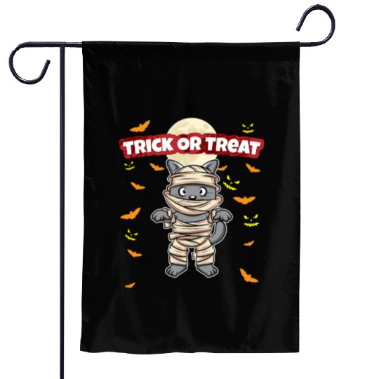 Trick Or Treat Scary Creepy Halloween Monster Garden Flags