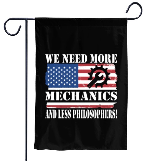 Mechanic Garden Flags