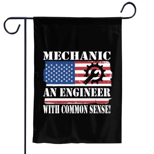 Mechanic Garden Flags