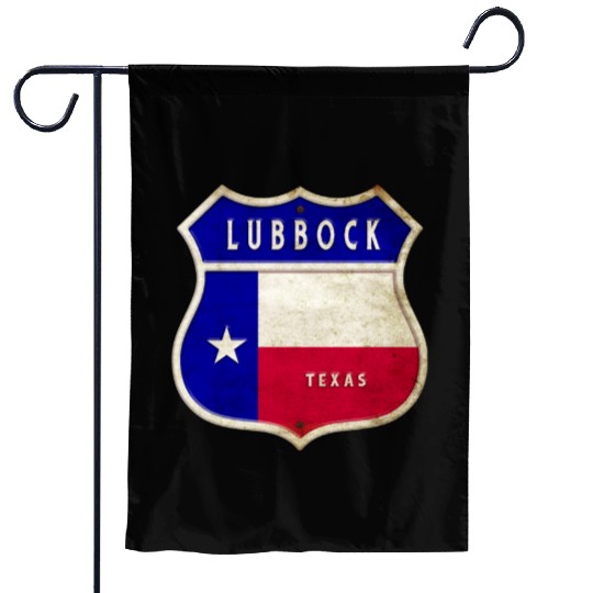 Lubbock Texas crest flags design Garden Flags