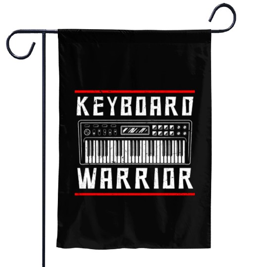 Funny Keyboard Player Music Teacher Humor Garden Flags