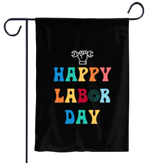 Happy Labor Day For Men Women Kids Garden Flags