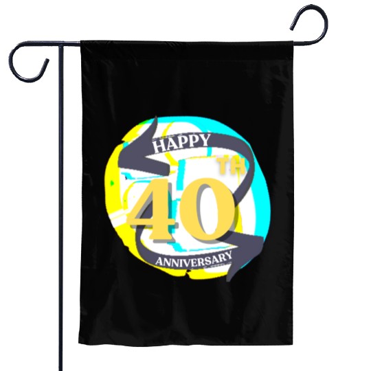 ANNIVERSARY 40 Garden Flags