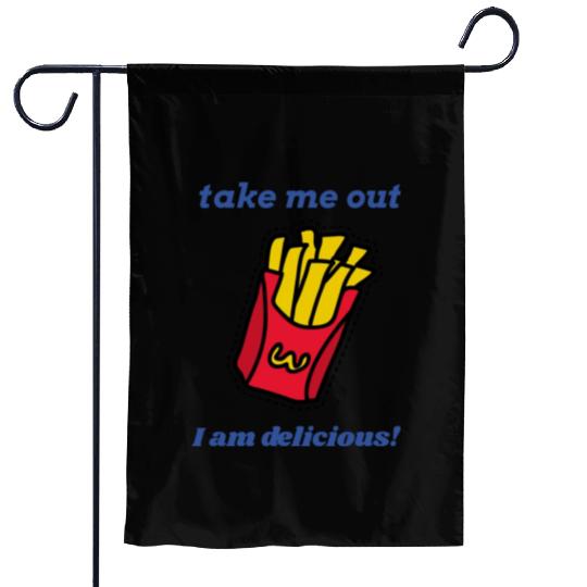 delicious fries Garden Flags