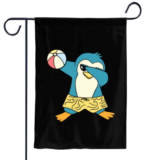 Penguin Pool Party Inflatable Sphere Water Ball Garden Flags