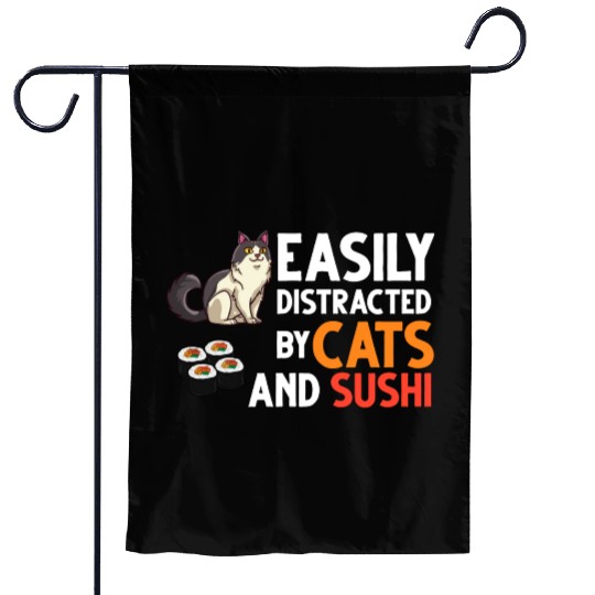 Cat Sushi Japanese Rice Roll Nigiri Bowl Maker Garden Flags