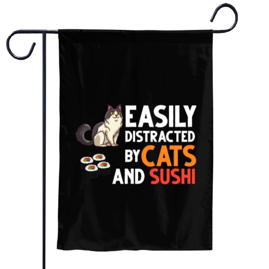 Cat Sushi Japanese Rice Roll Nigiri Bowl Maker Garden Flags