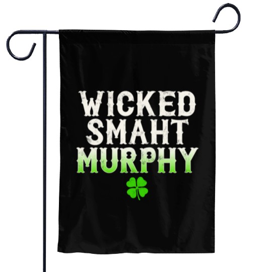 Wicked Smaht Murphy Clan Boston Irish Slang Garden Flags