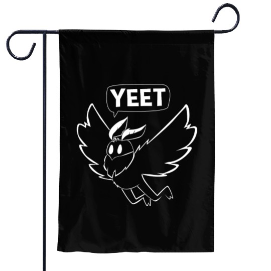 Mothman Yeet Cryptid Lover Funny Mothman Garden Flags