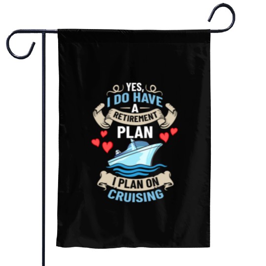 Cruise Ship Vacation Trip Party Sailing Boating Garden Flags