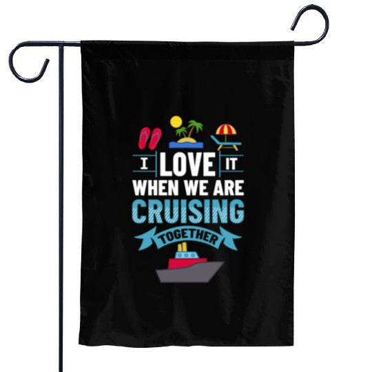 Cruise Ship Vacation Trip Party Sailing Boating Garden Flags