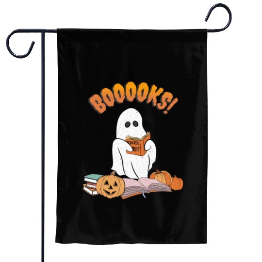 Booooks Garden Flags
