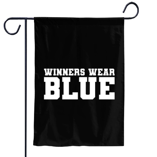 High School Musical EJ Winners Wear Blue Tank Garden Flags