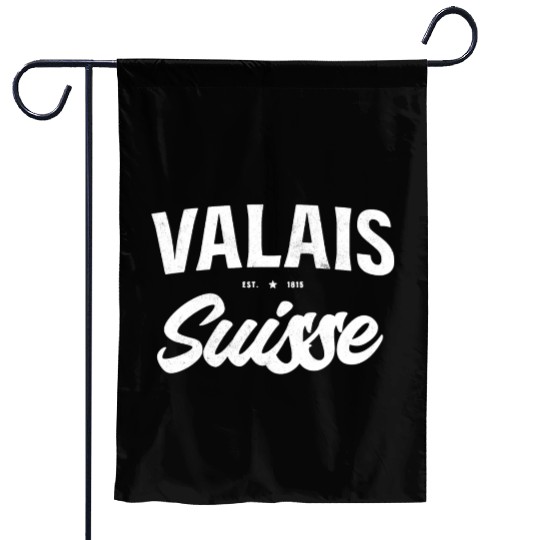 Valais Switzerland Garden Flags