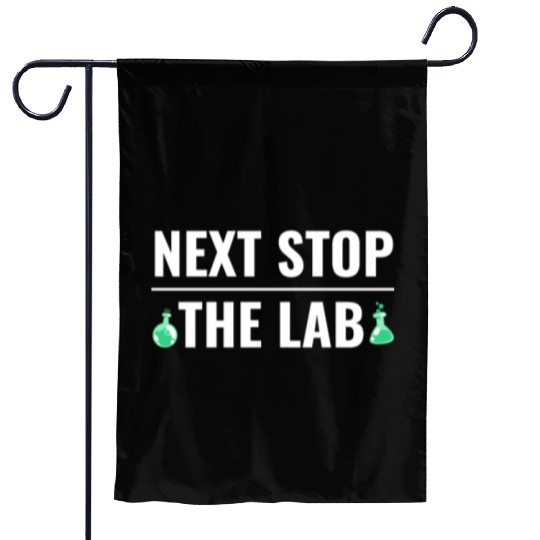 Chemistry Science Chemist Funny Laboratory Lab Garden Flags
