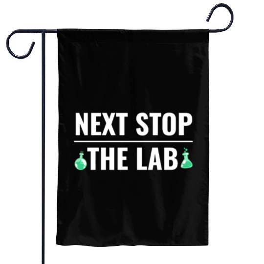 Chemistry Science Chemist Funny Laboratory Lab Garden Flags