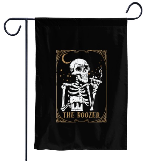 Alcohol Tarot Card Occult Club Gothic Vice Drink Garden Flags