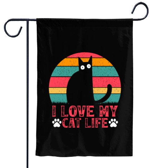 Funny Cat Meme Cat Owner Cat Lover I Love My Cat L Garden Flags