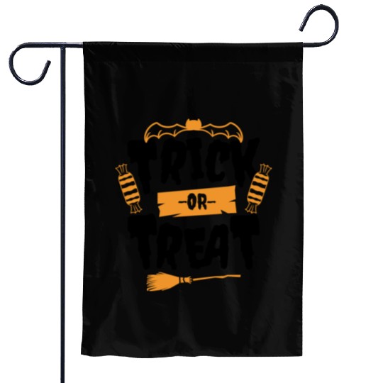 Trick Or Treat Garden Flags