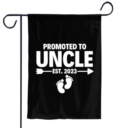 Promoted To Uncle Est 2023 Father s Day Garden Flags