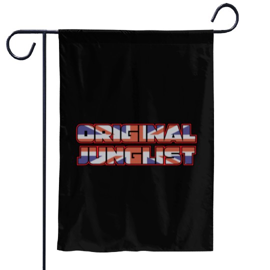Original Junglist DNB Drum n Bass UK Remix Garden Flags