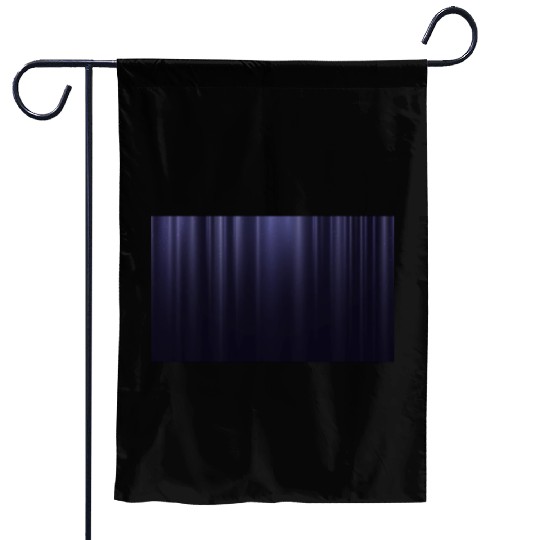 Elegant Purple Theater Cinema Curtain Pattern Garden Flags